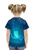 Заказать детскую футболку в Москве. Футболка с полной запечаткой для девочек Процессор от THE_NISE  - готовые дизайны и нанесение принтов.