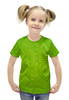 Заказать детскую футболку в Москве. Футболка с полной запечаткой для девочек Зелёная плата от THE_NISE  - готовые дизайны и нанесение принтов.