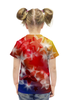 Заказать детскую футболку в Москве. Футболка с полной запечаткой для девочек Веселые звездочки от Anna Lomachenko - готовые дизайны и нанесение принтов.