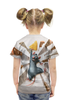 Заказать детскую футболку в Москве. Футболка с полной запечаткой для девочек Рататуй от skynatural - готовые дизайны и нанесение принтов.