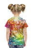 Заказать детскую футболку в Москве. Футболка с полной запечаткой для девочек Всё Мур-Мур! от Алексс Неро - готовые дизайны и нанесение принтов.