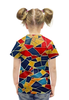 Заказать детскую футболку в Москве. Футболка с полной запечаткой для девочек Стекла от THE_NISE  - готовые дизайны и нанесение принтов.