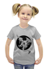 Заказать детскую футболку в Москве. Футболка с полной запечаткой для девочек Дракон от Виктор Гришин - готовые дизайны и нанесение принтов.