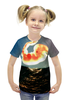 Заказать детскую футболку в Москве. Футболка с полной запечаткой для девочек Эмбрион от Deliriumtech - готовые дизайны и нанесение принтов.