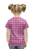 Заказать детскую футболку в Москве. Футболка с полной запечаткой для девочек Поросята  от T-shirt print  - готовые дизайны и нанесение принтов.