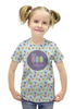 Заказать детскую футболку в Москве. Футболка с полной запечаткой для девочек Ice-cream от Agapa-art - готовые дизайны и нанесение принтов.