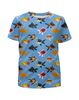 Заказать детскую футболку в Москве. Футболка с полной запечаткой для девочек FISH   от CoolDesign - готовые дизайны и нанесение принтов.