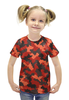 Заказать детскую футболку в Москве. Футболка с полной запечаткой для девочек защитник от THE_NISE  - готовые дизайны и нанесение принтов.