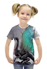 Заказать детскую футболку в Москве. Футболка с полной запечаткой для девочек Дракон от aleks_say - готовые дизайны и нанесение принтов.