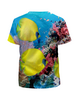 Заказать детскую футболку в Москве. Футболка с полной запечаткой для девочек  Морской риф от THE_NISE  - готовые дизайны и нанесение принтов.