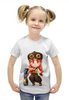 Заказать детскую футболку в Москве. Футболка с полной запечаткой для девочек Brawl Stars от vista12761@rambler.ru - готовые дизайны и нанесение принтов.