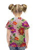 Заказать детскую футболку в Москве. Футболка с полной запечаткой для девочек Огненные цветы от Ирина - готовые дизайны и нанесение принтов.