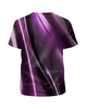 Заказать детскую футболку в Москве. Футболка с полной запечаткой для девочек Фиолетовые линии от THE_NISE  - готовые дизайны и нанесение принтов.