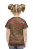 Заказать детскую футболку в Москве. Футболка с полной запечаткой для девочек «Шоколад мне нужен каждый день!» от Andy Quarry - готовые дизайны и нанесение принтов.