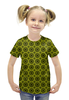 Заказать детскую футболку в Москве. Футболка с полной запечаткой для девочек Орнамент от gopotol - готовые дизайны и нанесение принтов.