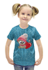 Заказать детскую футболку в Москве. Футболка с полной запечаткой для девочек Игрушка от THE_NISE  - готовые дизайны и нанесение принтов.