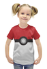 Заказать детскую футболку в Москве. Футболка с полной запечаткой для девочек Pokemon Go от cherdantcev - готовые дизайны и нанесение принтов.