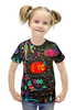 Заказать детскую футболку в Москве. Футболка с полной запечаткой для девочек Химия от THE_NISE  - готовые дизайны и нанесение принтов.
