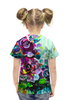 Заказать детскую футболку в Москве. Футболка с полной запечаткой для девочек Летняя живопись от d_ari.design@mail.ru - готовые дизайны и нанесение принтов.