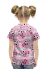 Заказать детскую футболку в Москве. Футболка с полной запечаткой для девочек Совята от Romanova - готовые дизайны и нанесение принтов.