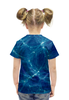 Заказать детскую футболку в Москве. Футболка с полной запечаткой для девочек NEURONS от Jimmy Flash - готовые дизайны и нанесение принтов.