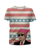 Заказать детскую футболку в Москве. Футболка с полной запечаткой для девочек Дональд Трамп от denis01001 - готовые дизайны и нанесение принтов.