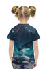 Заказать детскую футболку в Москве. Футболка с полной запечаткой для девочек Океан от Дана Столыпина - готовые дизайны и нанесение принтов.