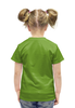 Заказать детскую футболку в Москве. Футболка с полной запечаткой для девочек Хамелеон на дереве от THE_NISE  - готовые дизайны и нанесение принтов.