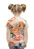 Заказать детскую футболку в Москве. Футболка с полной запечаткой для девочек Чайная роза от Ирина - готовые дизайны и нанесение принтов.