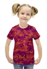 Заказать детскую футболку в Москве. Футболка с полной запечаткой для девочек Пиксели нано от THE_NISE  - готовые дизайны и нанесение принтов.