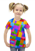 Заказать детскую футболку в Москве. Футболка с полной запечаткой для девочек Леголайф от maliuchkou@gmail.com - готовые дизайны и нанесение принтов.