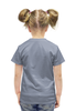 Заказать детскую футболку в Москве. Футболка с полной запечаткой для девочек Хамелеон от THE_NISE  - готовые дизайны и нанесение принтов.