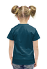 Заказать детскую футболку в Москве. Футболка с полной запечаткой для девочек Черепаха от advai - готовые дизайны и нанесение принтов.