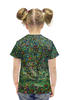 Заказать детскую футболку в Москве. Футболка с полной запечаткой для девочек Яблоня I (Густав Климт) от trend - готовые дизайны и нанесение принтов.