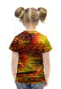 Заказать детскую футболку в Москве. Футболка с полной запечаткой для девочек Краски осени от THE_NISE  - готовые дизайны и нанесение принтов.