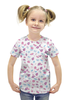 Заказать детскую футболку в Москве. Футболка с полной запечаткой для девочек Наивная весна от PolinaPo - готовые дизайны и нанесение принтов.