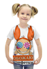 Заказать детскую футболку в Москве. Футболка с полной запечаткой для девочек Без названия от agrius88@mail.ru - готовые дизайны и нанесение принтов.