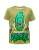 Заказать детскую футболку в Москве. Футболка с полной запечаткой для девочек Zombie Madness от Leichenwagen - готовые дизайны и нанесение принтов.