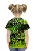 Заказать детскую футболку в Москве. Футболка с полной запечаткой для девочек Неоновый от THE_NISE  - готовые дизайны и нанесение принтов.
