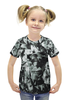 Заказать детскую футболку в Москве. Футболка с полной запечаткой для девочек Person от CoolDesign - готовые дизайны и нанесение принтов.