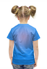Заказать детскую футболку в Москве. Футболка с полной запечаткой для девочек Чеширский котик  от T-shirt print  - готовые дизайны и нанесение принтов.