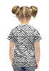 Заказать детскую футболку в Москве. Футболка с полной запечаткой для девочек ЛЯ КАКАЯ  от DESIGNER   - готовые дизайны и нанесение принтов.