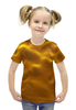 Заказать детскую футболку в Москве. Футболка с полной запечаткой для девочек Dynamic waves  от THE_NISE  - готовые дизайны и нанесение принтов.
