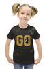 Заказать детскую футболку в Москве. Футболка с полной запечаткой для девочек Go, Go Johnny Go! от Рустам Юсупов - готовые дизайны и нанесение принтов.