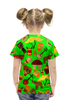 Заказать детскую футболку в Москве. Футболка с полной запечаткой для девочек Джунгли от icase - готовые дизайны и нанесение принтов.