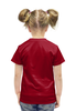Заказать детскую футболку в Москве. Футболка с полной запечаткой для девочек Карл Маркс - Не Санта от Leichenwagen - готовые дизайны и нанесение принтов.