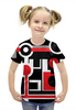 Заказать детскую футболку в Москве. Футболка с полной запечаткой для девочек Направление от Vadim Koval - готовые дизайны и нанесение принтов.