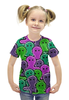 Заказать детскую футболку в Москве. Футболка с полной запечаткой для девочек Печенька от THE_NISE  - готовые дизайны и нанесение принтов.