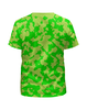 Заказать детскую футболку в Москве. Футболка с полной запечаткой для девочек Ярко-Зелёный Камуфляж от armyshop - готовые дизайны и нанесение принтов.
