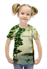 Заказать детскую футболку в Москве. Футболка с полной запечаткой для девочек На Днепре от mrs-snit@yandex.ru - готовые дизайны и нанесение принтов.